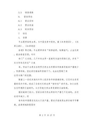 商业计划书范文与知识产权服务汇编